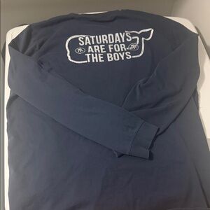 Barstool Vineyard Vines Navy Pocket Tee